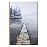 Palmer Gray/White Canvas by Crestview at Eve Furniture
