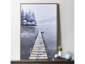 Palmer Gray/White Canvas by Crestview at Eve Furniture
