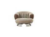 Palmera 3-pieces (Sofa & Loveseat & Chair) Livingroom Set in Cream by Furnia at Eve Furniture