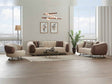 Palmera 3-pieces (Sofa & Loveseat & Chair) Livingroom Set in Cream by Furnia at Eve Furniture