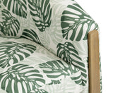 Palmetto Green/White Accent Chair by Crestview at Eve Furniture