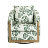 Palmetto Green/White Accent Chair by Crestview at Eve Furniture