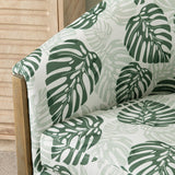 Palmetto Green/White Accent Chair by Crestview at Eve Furniture