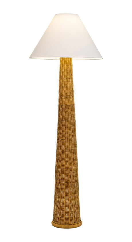 Palmia Natural Solar Floor Lamp by Zuomod at Eve Furniture