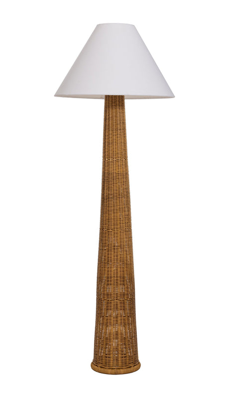 Palmia Natural Solar Floor Lamp by Zuomod at Eve Furniture
