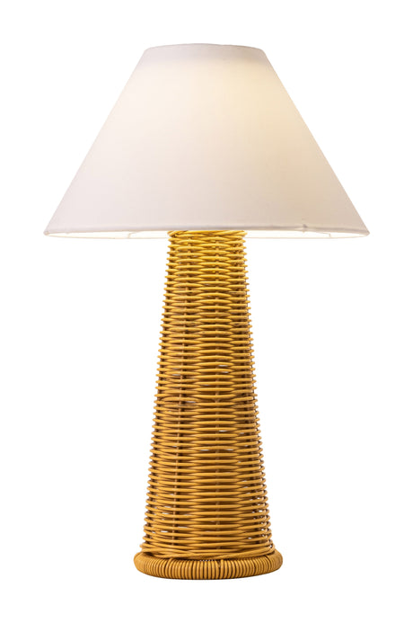 Palmia Natural Solar Table Lamp by Zuomod at Eve Furniture