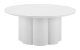 Palmier White Outdoor Coffee Table by Zuomod at Eve Furniture