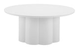 Palmier White Outdoor Coffee Table by Zuomod at Eve Furniture