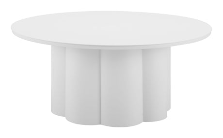 Palmier White Outdoor Coffee Table by Zuomod at Eve Furniture