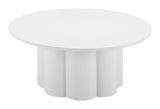 Palmier White Outdoor Coffee Table by Zuomod at Eve Furniture