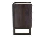 Paloma 3 Drawer Chest - Charcoal Grey by Moe's Home at Eve Furniture