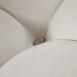 Paloma 3-Piece Light Cream Velvet Modular Sectional by Diamond Sofa at Eve Furniture