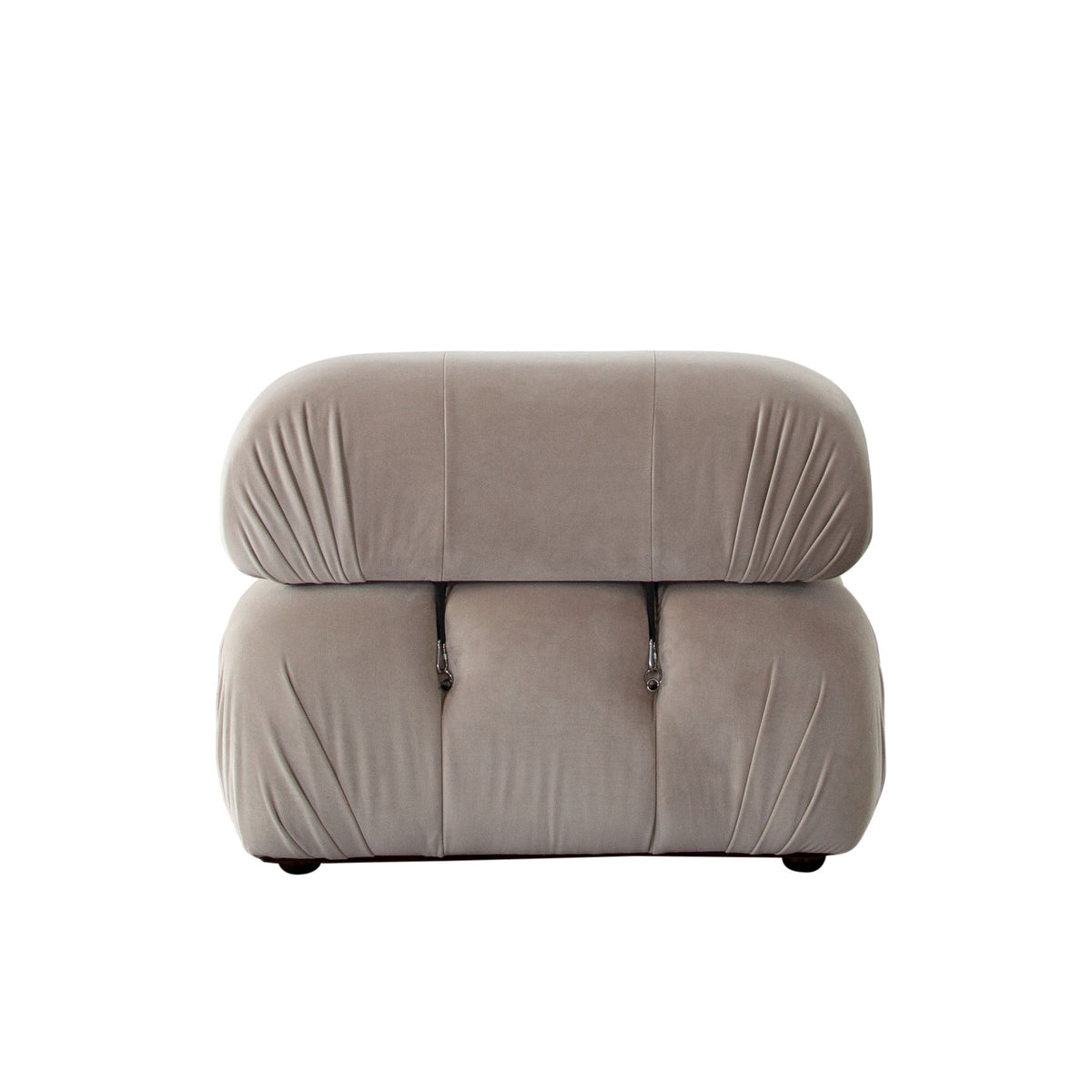 Paloma 3-Piece Mink Tan Velvet Modular Sectional by Diamond Sofa at Eve Furniture
