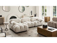 Paloma 4-Piece Light Cream Velvet Modular Sectional by Diamond Sofa at Eve Furniture