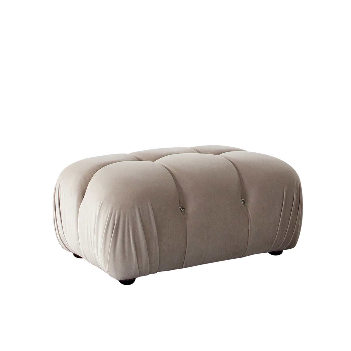 Paloma 4-Piece Mink Tan Velvet Modular Sectional by Diamond Sofa at Eve Furniture