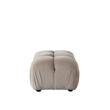 Paloma 4-Piece Mink Tan Velvet Modular Sectional by Diamond Sofa at Eve Furniture