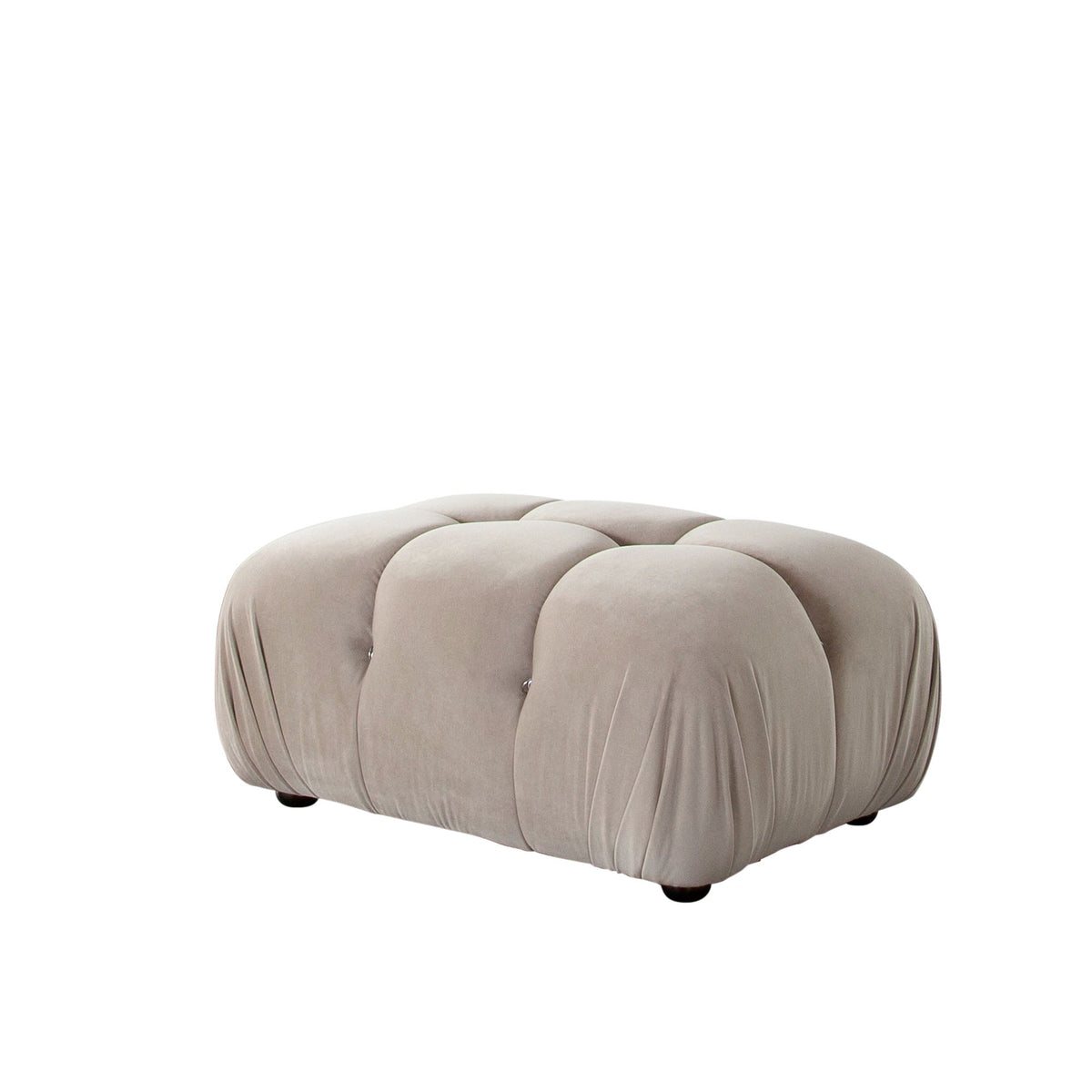 Paloma 4-Piece Mink Tan Velvet Modular Sectional by Diamond Sofa at Eve Furniture