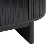 Paloma Black Two-Door Cabinet by Crestview at Eve Furniture