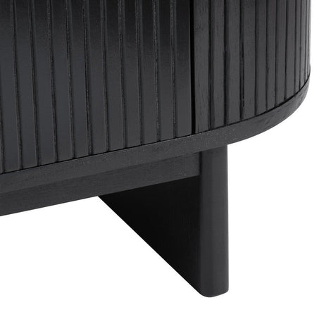 Paloma Black Two-Door Cabinet by Crestview at Eve Furniture