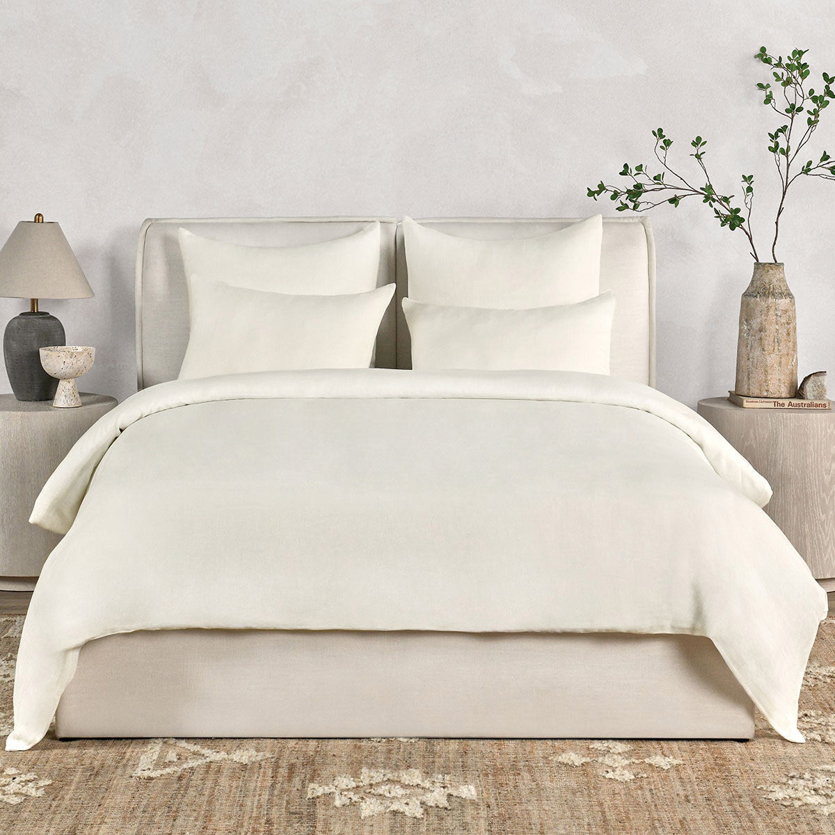 Paloma Ivory Hemp Duvet Collection by Classic Home at Eve Furniture