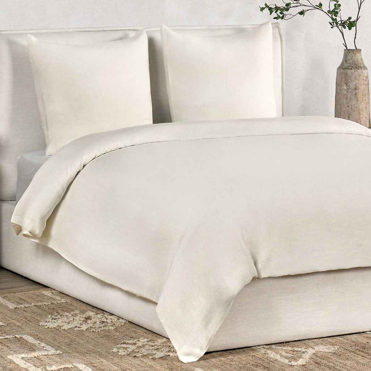 Paloma Ivory Hemp Duvet Collection by Classic Home at Eve Furniture