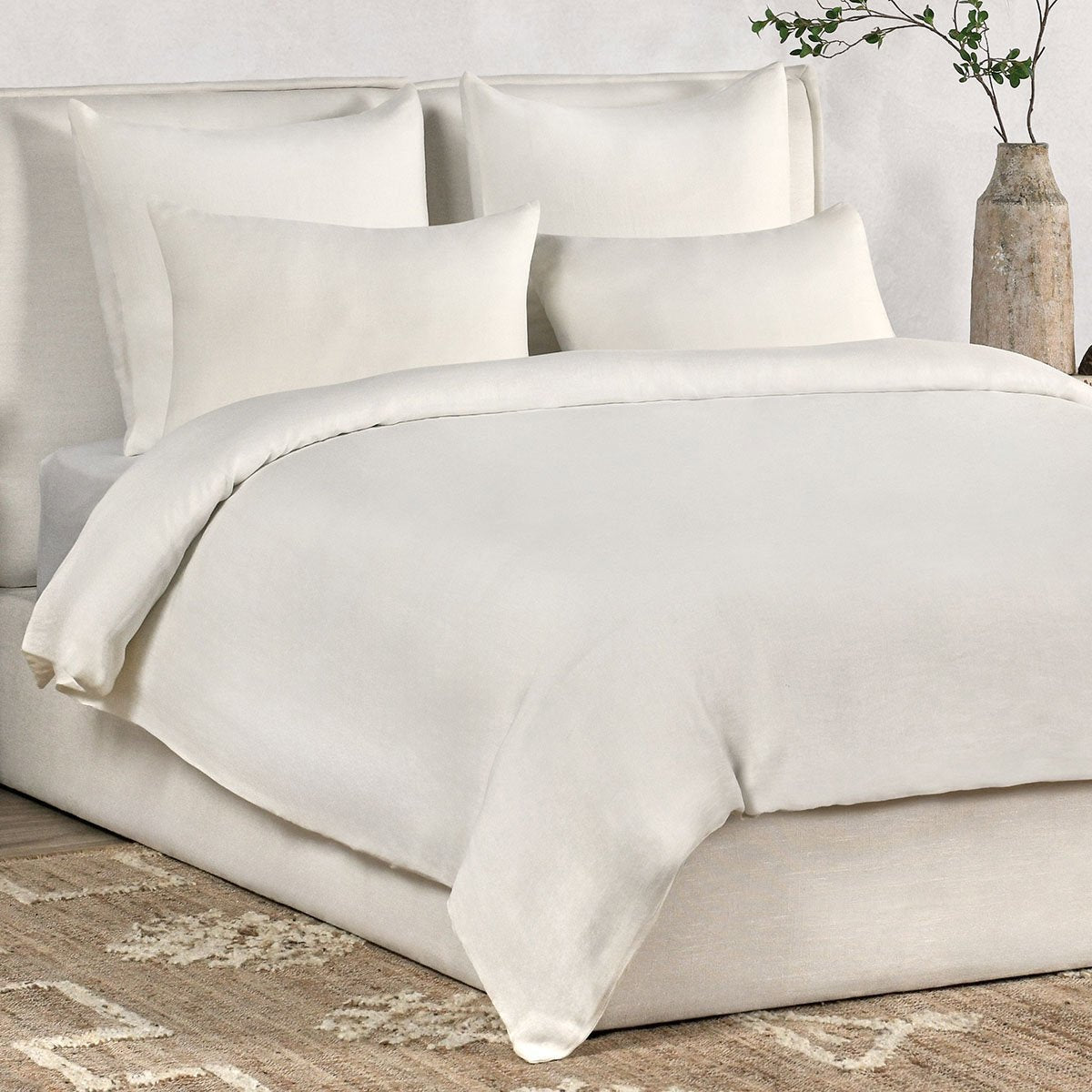 Paloma Ivory Hemp Duvet Collection by Classic Home at Eve Furniture