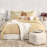 Paloma Ochre Hemp Duvet Collection by Classic Home at Eve Furniture