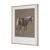 Palomino Blanket by Mercana Studio a Hand Embellished Textured Framed Art Print by Mercana at Eve Furniture