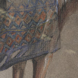 Palomino Blanket by Mercana Studio a Hand Embellished Textured Framed Art Print by Mercana at Eve Furniture