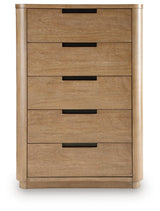 Pamaria Light Brown Chest of Drawers by Ashley at Eve Furniture