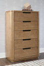 Pamaria Light Brown Chest of Drawers by Ashley at Eve Furniture