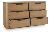 Pamaria Light Brown Dresser by Ashley at Eve Furniture
