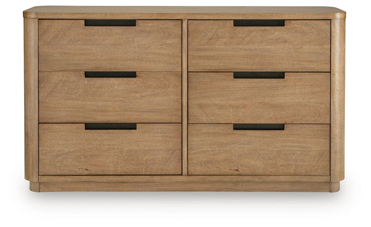 Pamaria Light Brown Dresser by Ashley at Eve Furniture