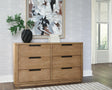 Pamaria Light Brown Dresser by Ashley at Eve Furniture