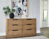 Pamaria Light Brown Dresser by Ashley at Eve Furniture