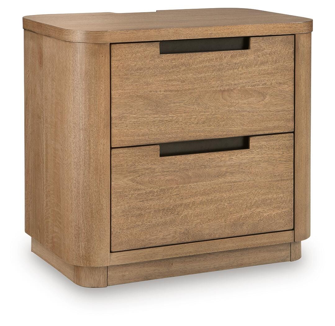 Pamaria Light Brown Nightstand by Ashley at Eve Furniture