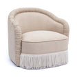 Pamela Tan Chenille Tassel Lounge Chair by TOV Furniture at Eve Furniture