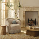 Pamela Tan Performance Chenille Tasseled Lounge Accent Chair by TOV Furniture at Eve Furniture