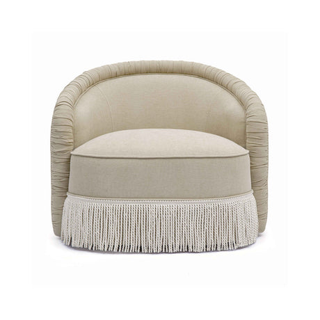 Pamela Tan Performance Chenille Tasseled Lounge Accent Chair by TOV Furniture at Eve Furniture