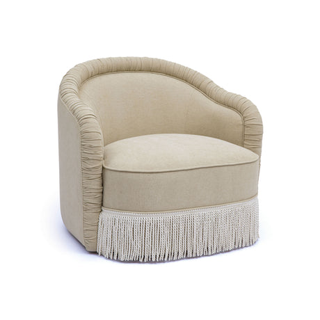 Pamela Tasseled Lounge Accent Chair by TOV Furniture at Eve Furniture