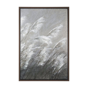 Pampas Grass Breeze II by Mercana Studio a Hand Embellished Textured Framed Canvas by Mercana at Eve Furniture
