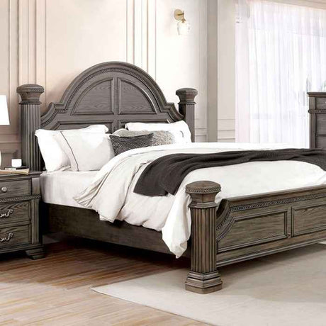 Pamphilos Gray 5-Piece Queen Bedroom Set by Furniture of America at Eve Furniture
