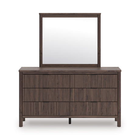 Pamytta Brown Bedroom Mirror (Mirror Only) by Ashley at Eve Furniture