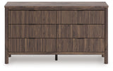 Pamytta Brown Dresser by Ashley at Eve Furniture