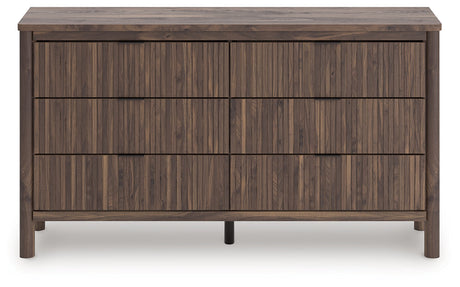Pamytta Brown Dresser by Ashley at Eve Furniture