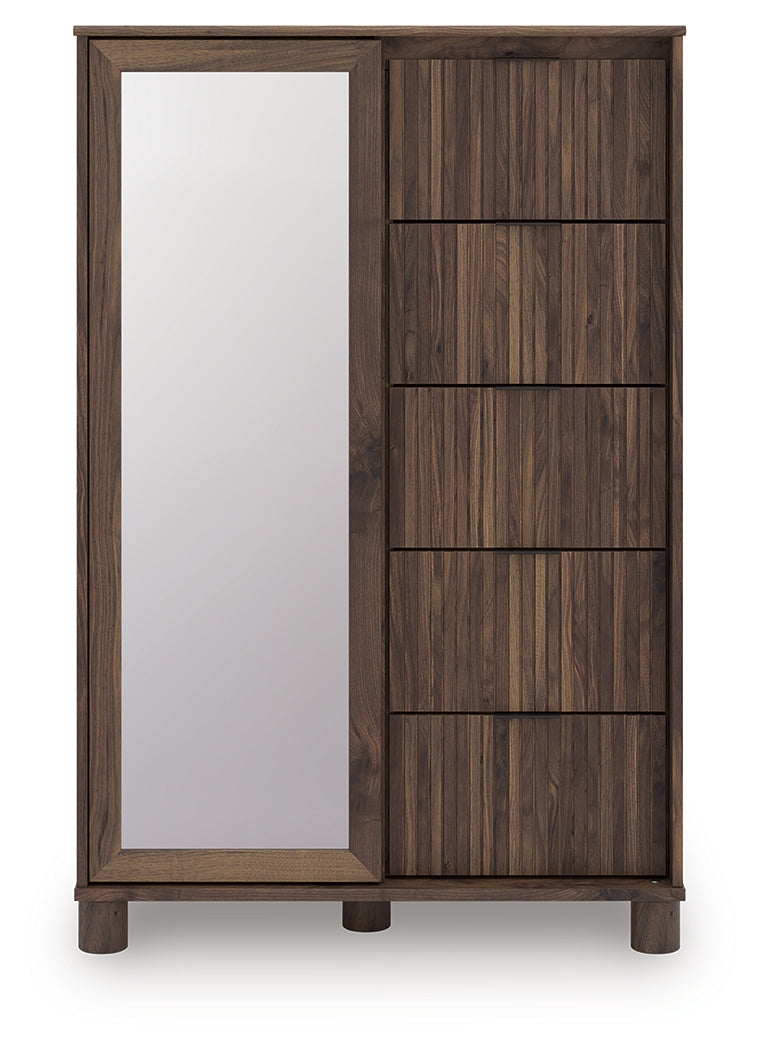 Pamytta Brown Dressing Chest by Ashley at Eve Furniture