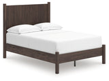 Pamytta Brown Full Panel Platform Bed by Ashley at Eve Furniture