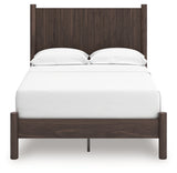 Pamytta Brown Full Panel Platform Bed by Ashley at Eve Furniture