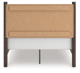 Pamytta Brown Full Panel Platform Bed by Ashley at Eve Furniture