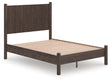 Pamytta Brown Full Panel Platform Bed by Ashley at Eve Furniture